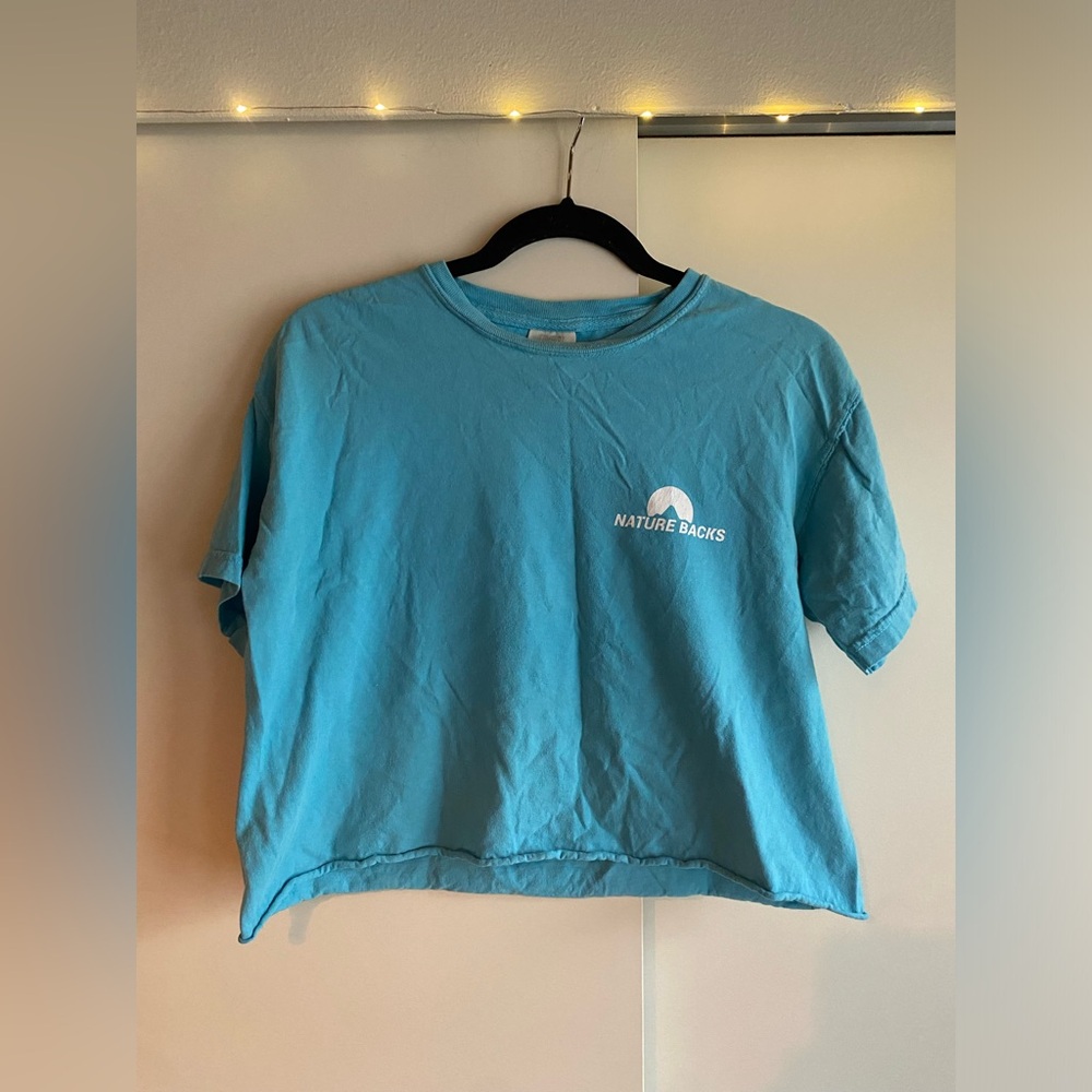 Nature Backs 100% Cotton Short Sleeve T Shirt Size S FINAL PRICE